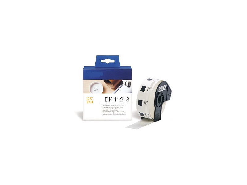 Compatible Label & Ribbon NCDK11218 White pour Brother