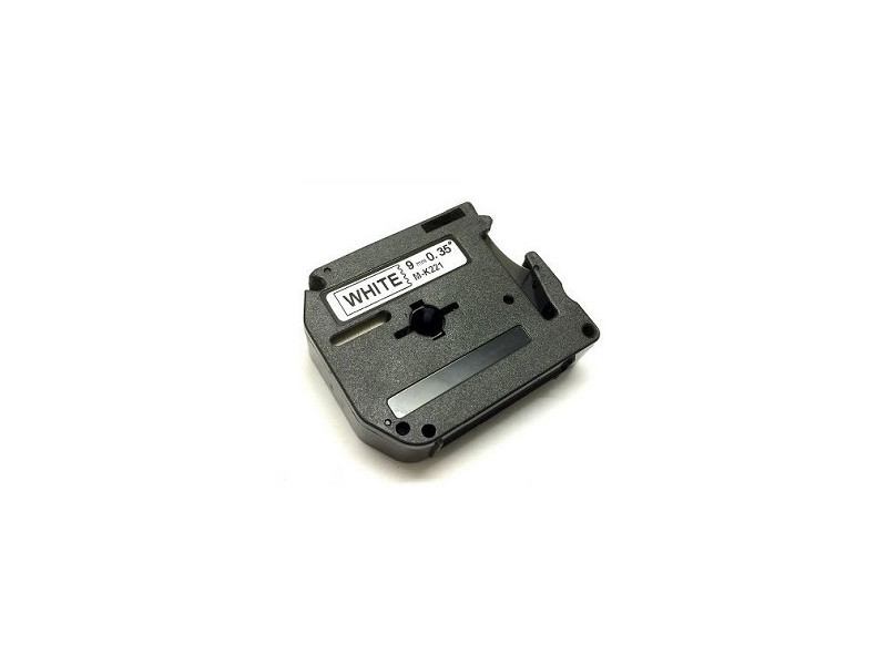 Ruban compatible Brother MK-221SBZ Noir/Blanc - 9mm x 8m