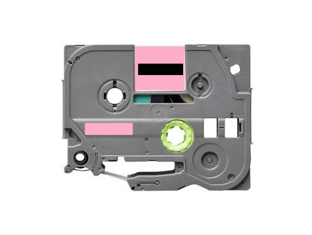 Compatible Label & Ribbon NCTZEMQE31 Black-Pink pour Brother