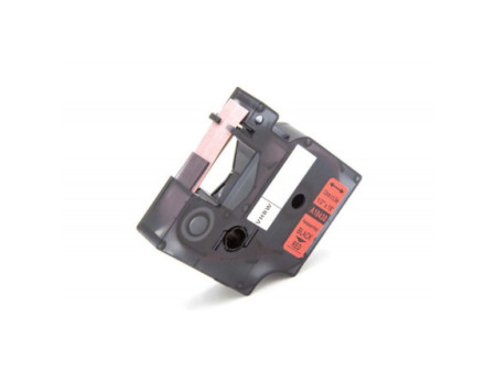 Compatible Label & Ribbon NCPD18438 Black-Red pour Dymo - S0718450