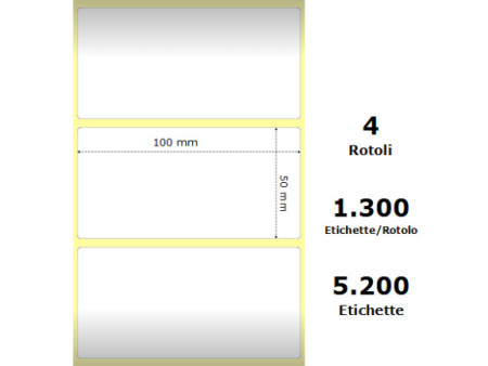 Compatible Label & Ribbon ZE87000 White pour Zebra