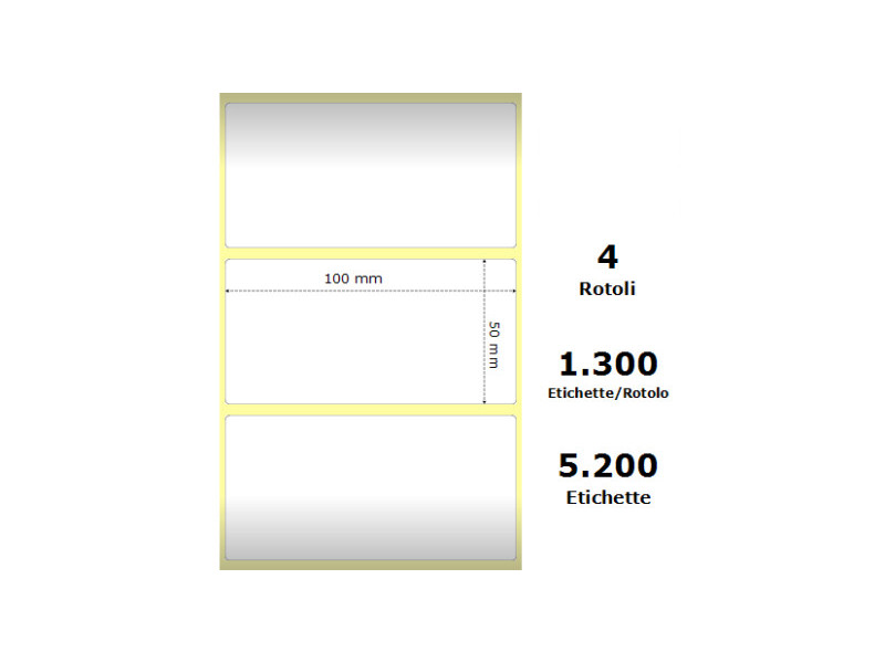 Compatible Label & Ribbon ZE87000 White pour Zebra