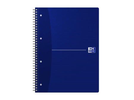 Oxford Cahier à spirale 'Original Blue', A4+, quadrillé,bleu