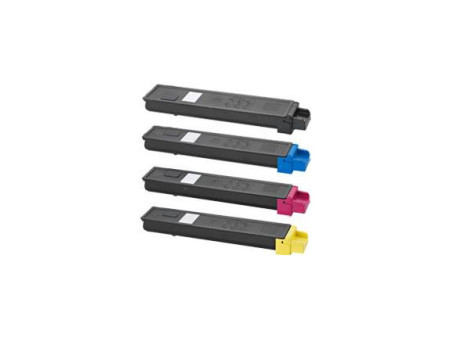 Compatible Toner Color Set UTCK2550Y Yellow pour Utax/Triumph-Adler - 662510016+Waster