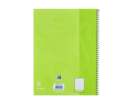 Oxford Cahier trieur, A4+, ligné, 80 feuilles,marge à gauche