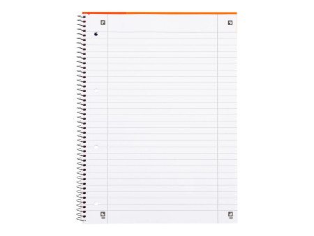 Oxford Cahier à spirale, A4+, ligné, 160 pages