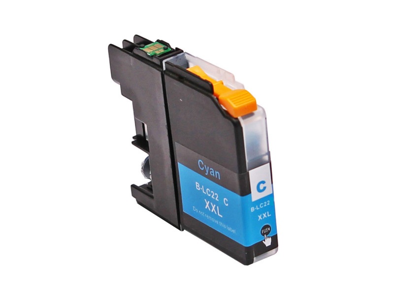 Cartouche comaptible Brother LC22UC - Cyan - 2400 pages