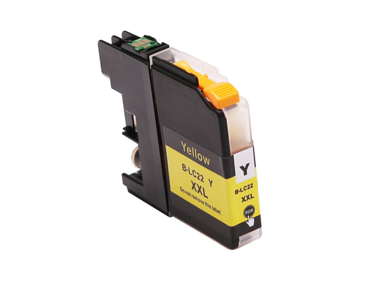 Cartouche compatible Brother LC22UY - Jaune - 2400 pages