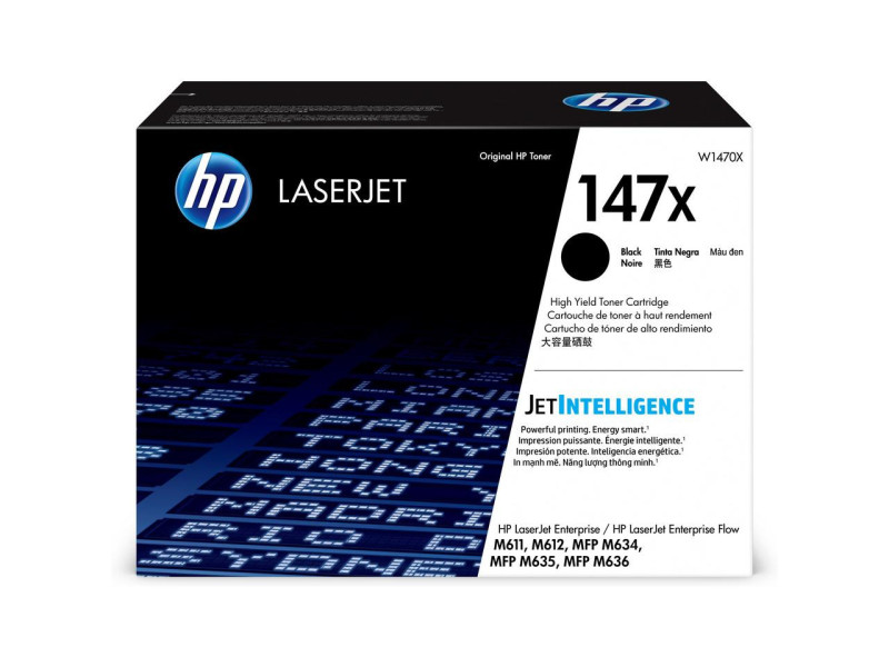 Toner HP 147X W1470X 25.200 pages - Noir