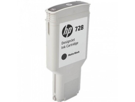 Cartouche compatible HP 728 - F9J68A - 300ml - Noir mate