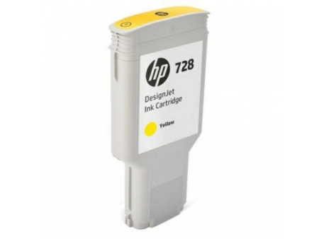 Cartouche compatible HP 728 - F9J65A - 130ml - Jaune