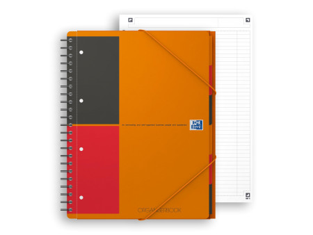Oxford International Cahier 'ORGANISERBOOK', A4+, ligné