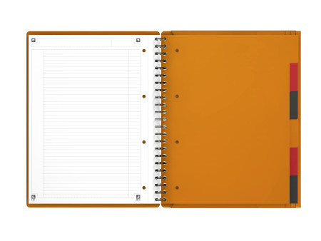 Oxford International Cahier 'ORGANISERBOOK', A4+, ligné
