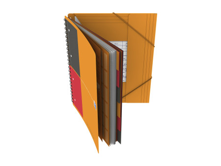 Oxford International Cahier 'ORGANISERBOOK', A4+, ligné