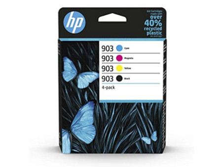 Cartouche Jet d'encre HP 903 (1 Noir + 1 Cyan + 1 Magenta + 1 Jaune) (*4) 6ZC73AE