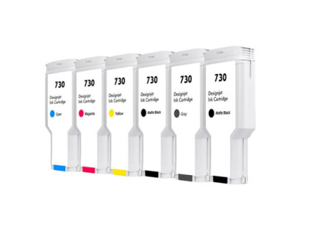 Compatible Plotter cartridges  HP730XY Yellow pour HP - P2V70A