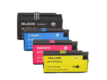 Cartouche compatible HP 937e - Jaune - 1.650 pages