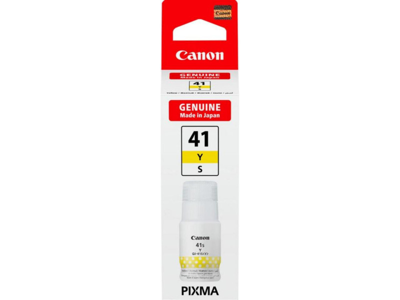 Bouteille d'encre Jaune CANON GI41SY 5876C001