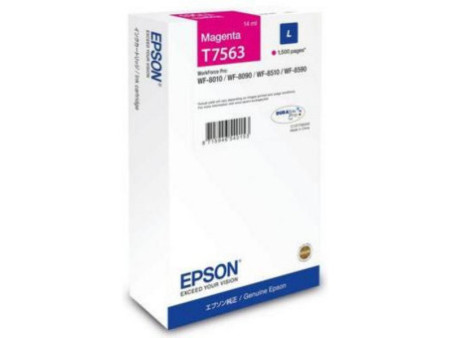 Cartouche Jet d'encre Magenta EPSON T7563 C13T75634N