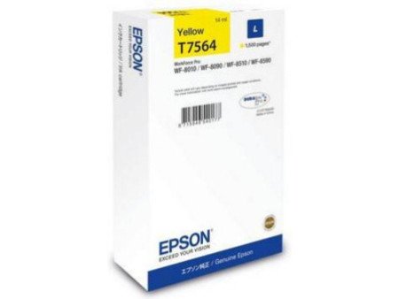 Cartouche Jet d'encre Jaune EPSON T7564 C13T75644N