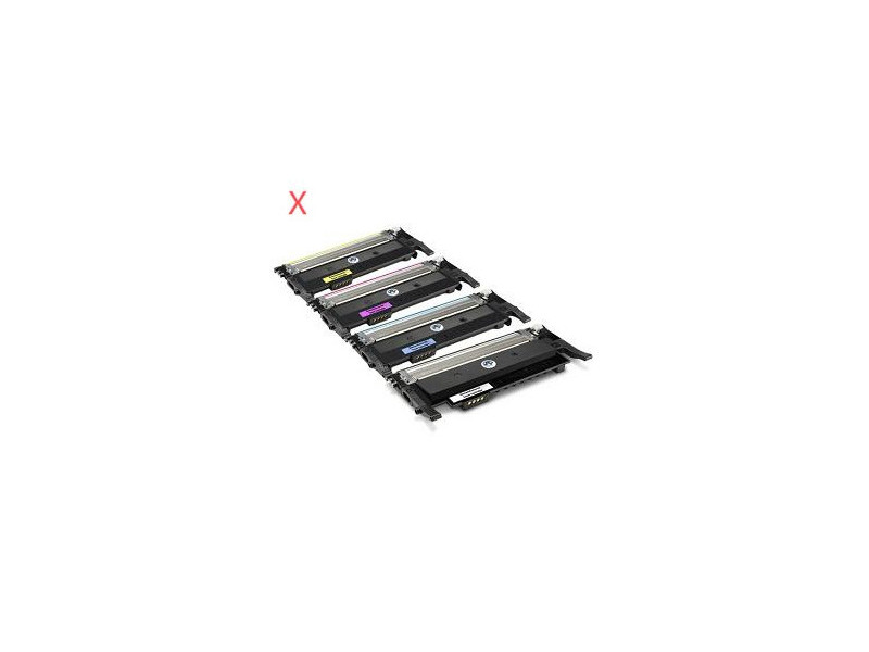 Compatible Toner Color Set HPW2072XYPP Yellow pour HP - 117X