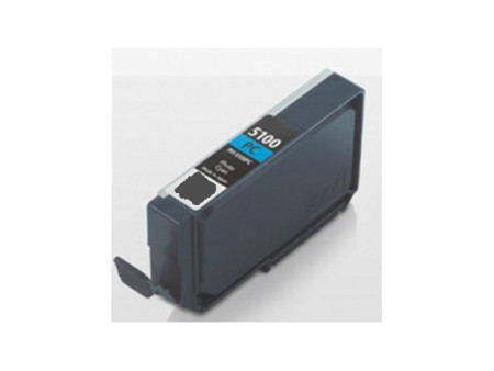 Cartouche compatible Canon PFI5100LC 6956C001 - Cyan clair - 14.4ml