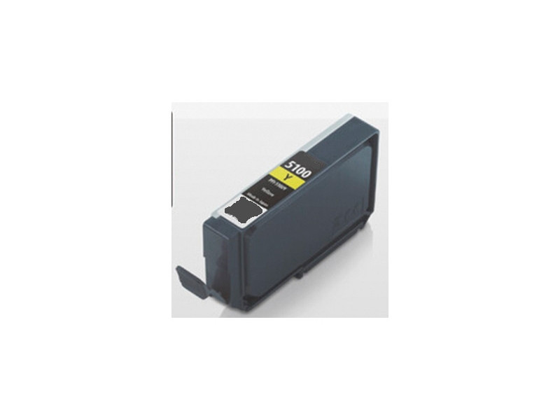 Cartouche compatible Canon PFI5100Y 6955C001 - Jaune - 14.4ml
