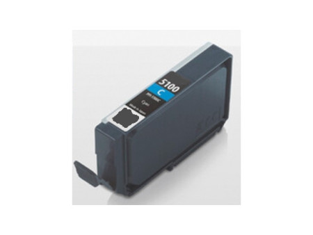 Cartouche compatible Canon PFI5100C 6953C001 - Cyan - 14.4ml
