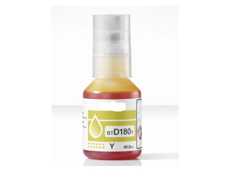 Recharge compatible Brother BTD180Y - Jaune - 5.000 pages
