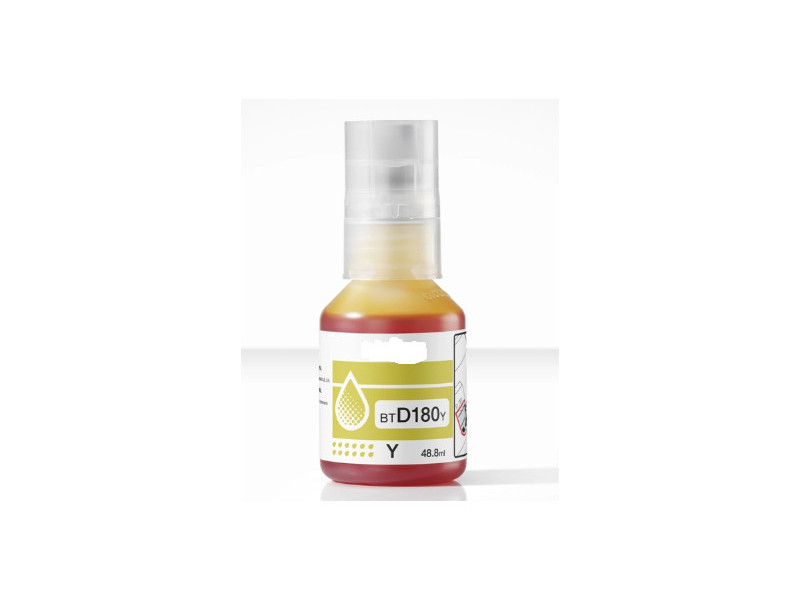 Recharge compatible Brother BTD180Y - Jaune - 5.000 pages