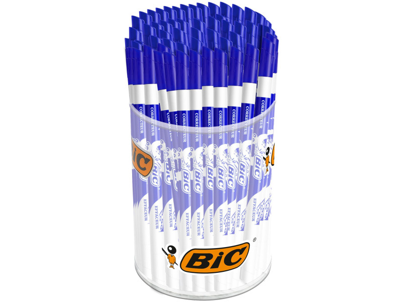 BIC Effaceur d'encre, effacer & corriger, avec 2 pointes