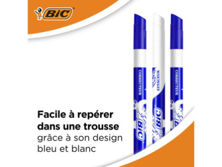 BIC Effaceur d'encre, effacer & corriger, avec 2 pointes