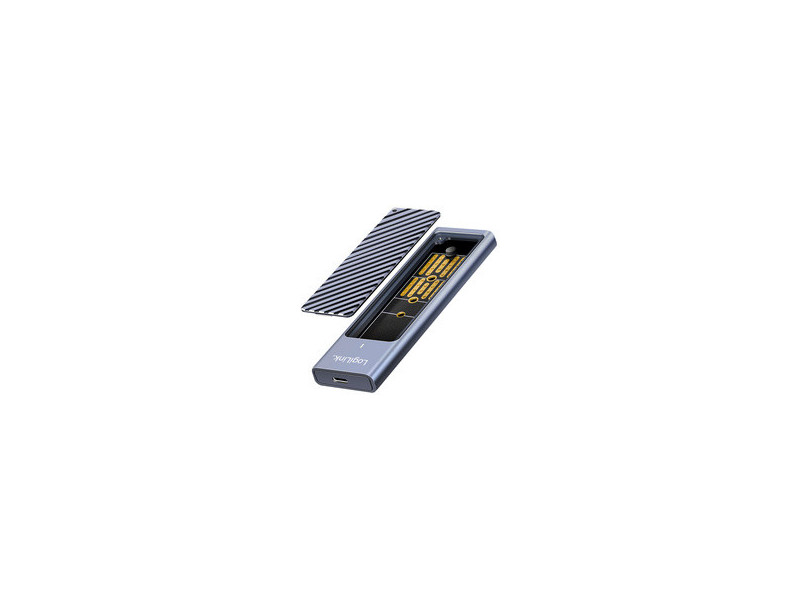 LogiLink Boîtier USB 3.2 Gen 2x2 pour M2 NVMe & SATA SSD
