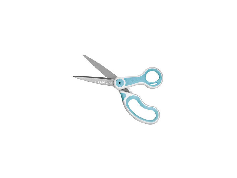 WESTCOTT Ciseaux Carbo Titanium, longueur: 204mm, bleu/blanc