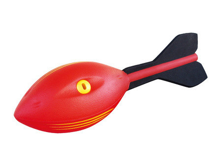 SCHILDKRÖT Ballon javelot Vortex, noir/rouge