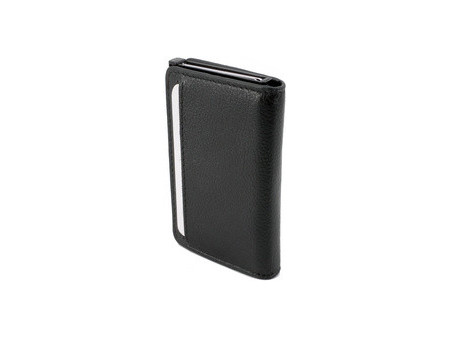 CLICKSAFE Porte-monnaie SLIM avec porte-cartes, marron
