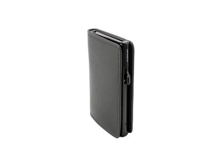 CLICKSAFE Porte-monnaie SLIM avec porte-cartes, marron