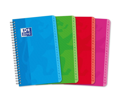 Oxford Carnet répertoire, reliure intégrale, 90 x 140 mm