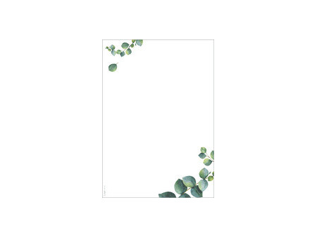 sigel Papier design 'Eucalyptus', A4, 90 mm g/m2