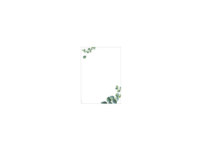 sigel Papier design 'Eucalyptus', A4, 90 mm g/m2