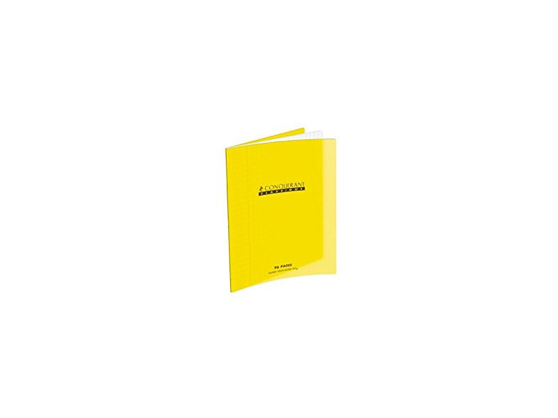 CONQUERANT CLASSIQUE Cahier 170 x 220 mm, Seyès, jaune