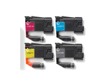 Cartouche compatible Brother LC521BK - Noir - 500 pages
