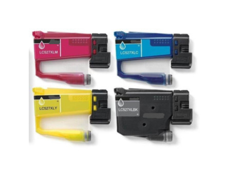 Cartouche compatible Brother LC527XLY - Jaune - 2.000 pages