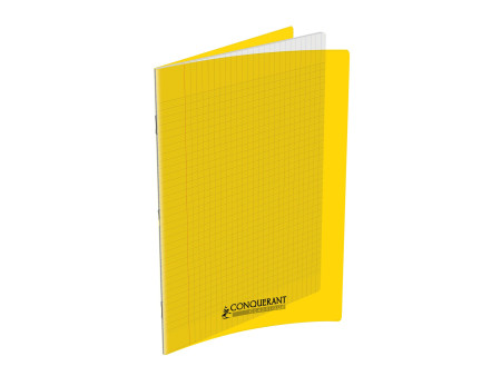 CONQUERANT CLASSIQUE Cahier 240 x 320 mm, Seyès, jaune