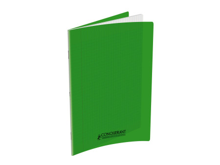 CONQUERANT CLASSIQUE Cahier 240 x 320 mm, Seyès, vert