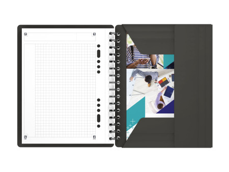Oxford International Cahier 'MEETINGBOOK', quadrillé, A5+