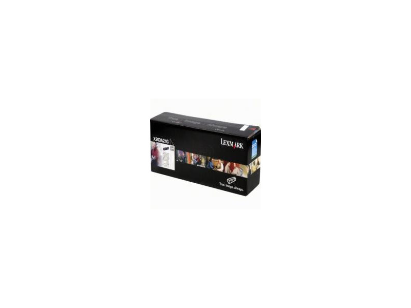Toner Lexmark X203A21G - noir (2.500 pages )