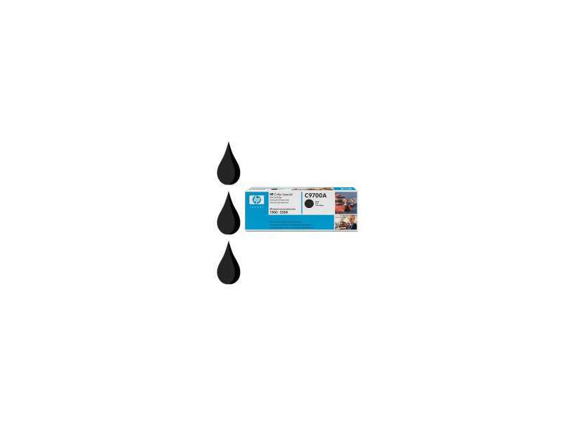 Toner HP C9700A - NOIR