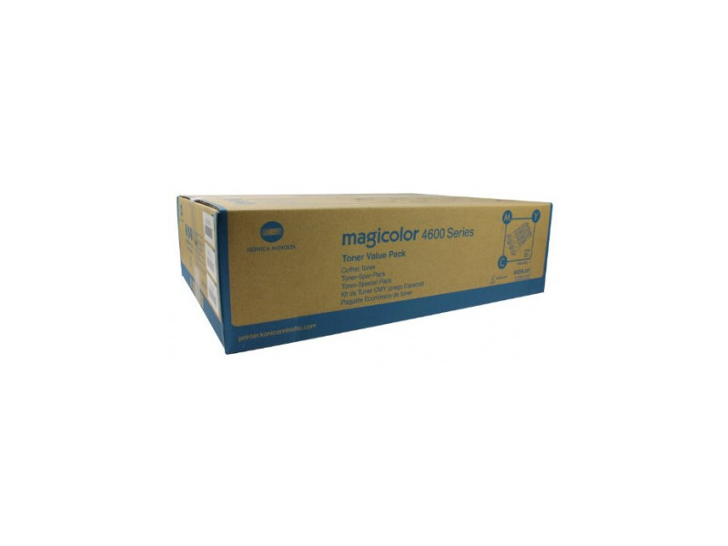 KIT ECO Toner KONICA (Cyan, Magenta, Jaune) - A0DKJ51