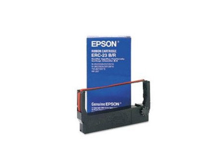 RUBAN EPSON  ERC-23 NOIR/ROUGE